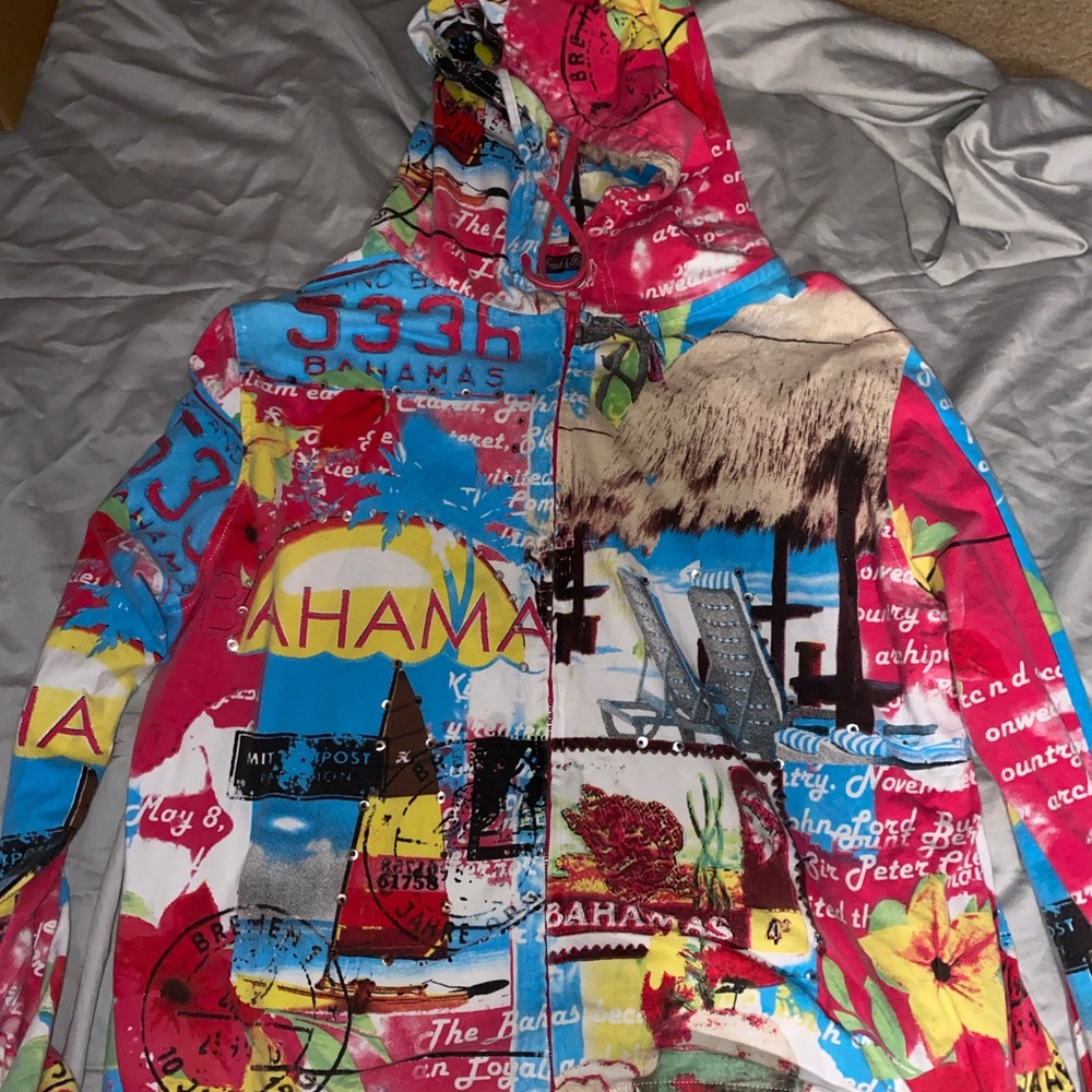 Beachy hoodie zip up